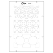 Picture of Sizzix Studio Σετ Σφραγίδες και Στένσιλ της Vic Hollins - Geometric, 22τεμ.