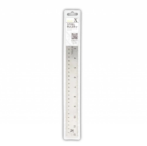 Picture of Ανοξείδωτος Ατσάλινος Χάρακας 30 cm - Xcut Steel Ruler (Soft Back) 12"