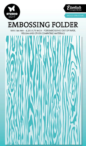 Picture of Studio Light Essential 3D Embossing Folder Μήτρα Για Ανάγλυφα - Wood Structure 