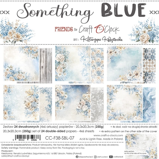 Picture of Craft O'Clock Συλλογή Χαρτιών  Scrapbooking 8" x 8" - Something Blue 
