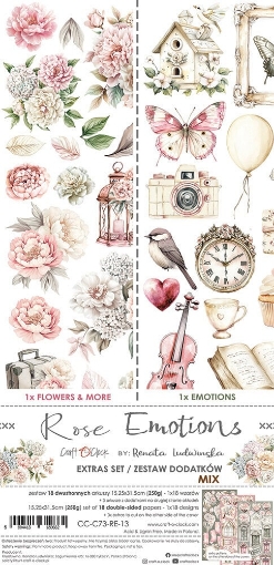 Picture of Craft O'Clock Extras Set Διακοσμητικά Εφήμερα  - Rose Emotions