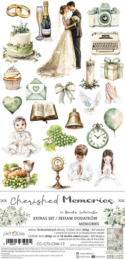 Picture of Craft O'Clock Extras Set Διακοσμητικά Εφήμερα - Cherished Memories