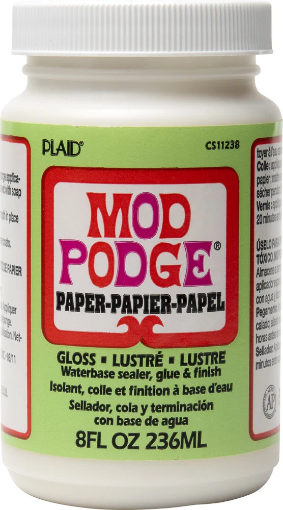 Picture of Plaid Mod Podge Κόλλα/Sealer/Φινίρισμα για Χαρτί 236ml – Gloss Finish