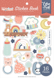 Picture of Echo Park Sticker Book | Μπλοκ Αυτοκόλλητων Baby On Board, It’s A Girl