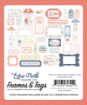 Picture of Echo Park Cardstock Ephemera | Frames & Tags Baby On Board, It’s A Girl, 33τεμ.