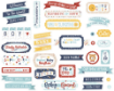 Picture of Echo Park Cardstock Εφήμερα Titles & Phrases | Baby On Board, It’s A Boy