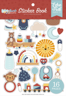 Picture of Echo Park Sticker Book Μπλοκ Αυτοκόλλητων - Baby On Board, It's A Boy   