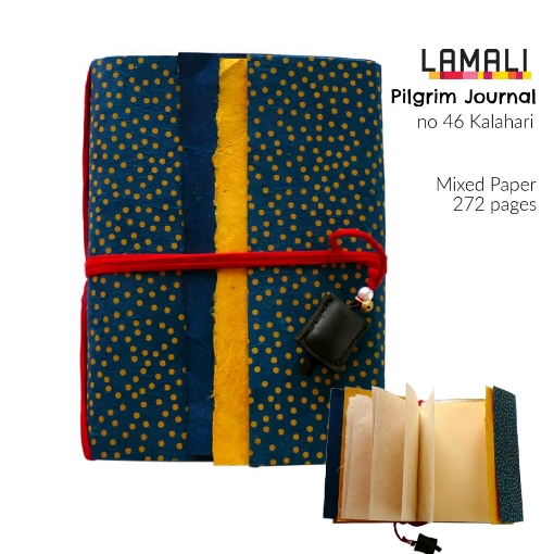 Picture of Lamali Pilgrim Traveler’s Notebook 16 x 21 cm | Χειροποίητο Journal με Lokta Εξώφυλλο - No 46 Kalahari, 272 σελ.