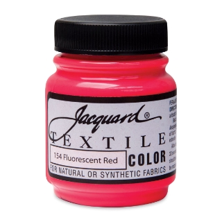 Picture of Jacquard Textile Color Χρώμα Για Ύφασμα 67ml - Fluorescent Red (Φωσφορίζον Κόκκινο)