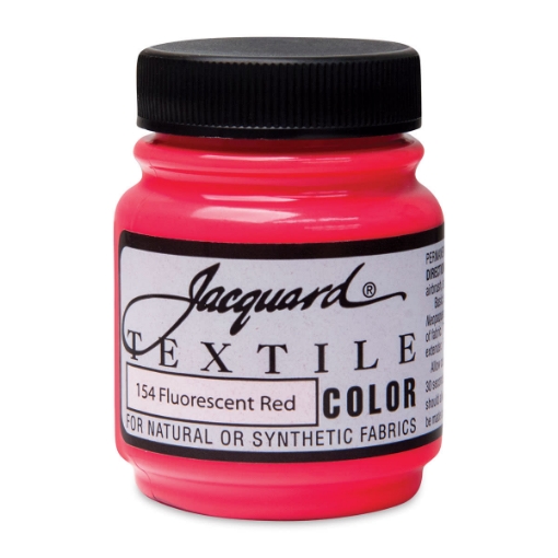 Picture of Jacquard Textile Color Χρώμα Για Ύφασμα 67ml - Φωσφοριζέ Κόκκινο