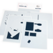 Picture of Pinkfresh Studio Layering Stencils | Σετ Στένσιλ με Vintage Αλληλογραφία - Classic Correspondence, 5 τεμ.