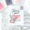 Picture of Pinkfresh Studio Layering Stencils | Σετ Στένσιλ με Vintage Αλληλογραφία - Classic Correspondence, 5 τεμ.