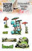 Picture of Aall & Create Clear Stamps Σετ Διάφανων Σφραγίδων - Nr 1098 Forest Accoutrements, 7τεμ.