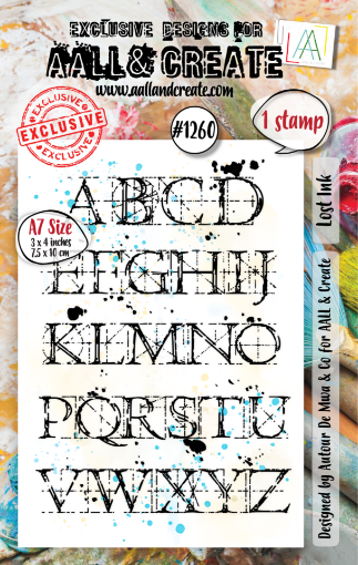 Picture of Aall & Create Clear Stamp Nr 1260 Lost Ink - Διάφανη Σφραγίδα