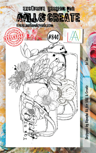 Picture of Aall & Create Clear Stamp Nr 840 Le Sac  - Διάφανη Σφραγίδα, Α7
