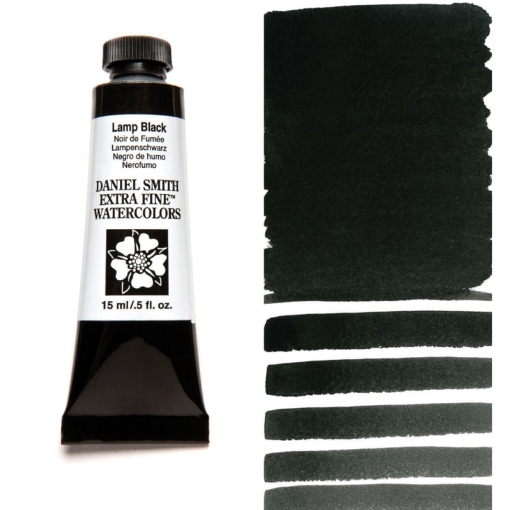 Picture of Daniel Smith Extra Fine Tubes Χρώμα Ακουαρέλας Σωληνάριο - Lamp Black