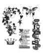 Picture of Stampers Anonymous Tim Holtz Cling Σφραγίδες 7" X 8.5" - Fairytale Frenzy, 5τεμ.  