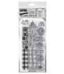 Picture of Stampers Anonymous Tim Holtz Σετ με Σφραγίδες και Στένσιλ - Mixed Media #24,  13τεμ.   