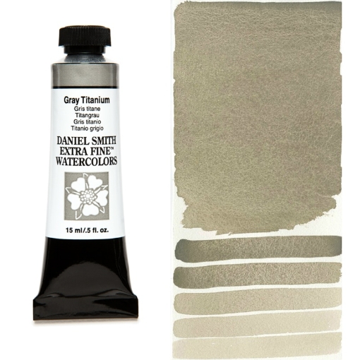 Picture of Daniel Smith Extra Fine Tubes Χρώμα Ακουαρέλας Σωληνάριο - Gray Titanium
