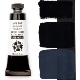 Picture of Daniel Smith Extra Fine Gouache 15ml - Lamp Black