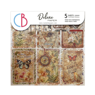 Picture of Ciao Bella Deluxe Paper 6" x 6" - Cabinet of Curiosities, Pearl-Copper
