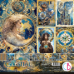 Picture of Ciao Bella Μπλοκ Scrapbooking Διπλής Όψεως 12” x 12” - Celestial 