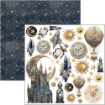 Picture of Ciao Bella Fussy Cut Pad - Μπλοκ Με Σχέδια Κοπής 6" x 6" - Celestial 