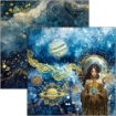 Picture of Ciao Bella Μπλοκ Scrapbooking Διπλής Όψεως 8” x 8” - Celestial 