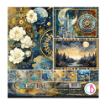 Picture of Ciao Bella Μπλοκ Scrapbooking Διπλής Όψεως 8” x 8” - Celestial 