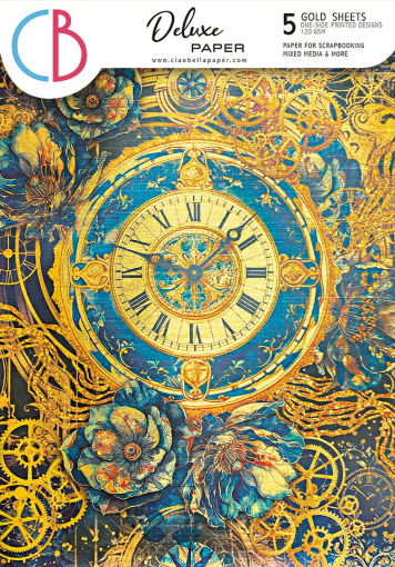 Picture of Ciao Bella Εκτυπωμένα Φϋλλα Καμβά A4 - Celestial, Gold 