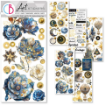 Picture of Ciao Bella Transparent Adhesive Sheets - Αυτοκόλλητα Διαφανή Φύλλα  Με 'Ακοπα Αυτοκόλλητα - Celestial, 5τεμ.