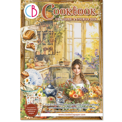 Picture of Ciao Bella Βιβλίο Εφήμερων για Junk Journal A4 - Cookbook