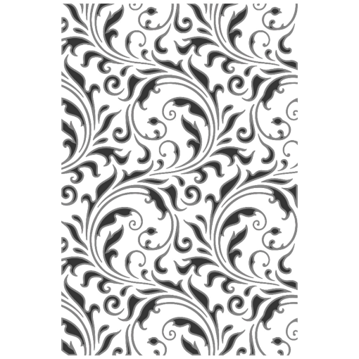Picture of Sizzix 3D Texture Fades Embossing Folder Μήτρα για Ανάγλυφα  By Tim Holtz - Vault Flourish