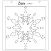 Picture of Sizzix Layered Στένσιλ by Olivia Rose - Snowflake, 4τεμ.
