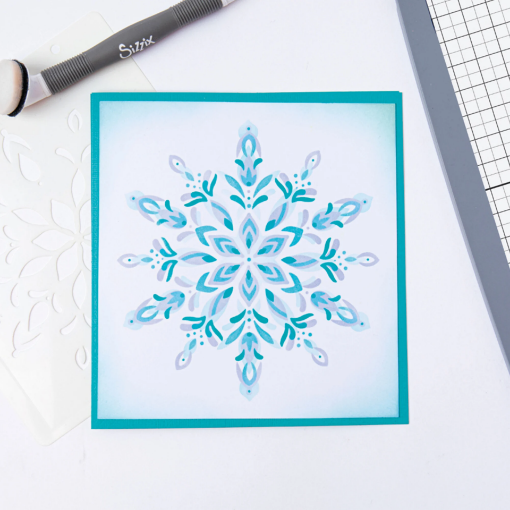 Picture of Sizzix Layered Στένσιλ by Olivia Rose - Snowflake, 4τεμ.