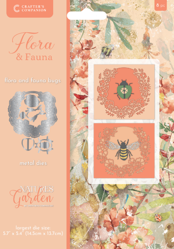 Picture of Crafter's Companion Μήτρες Κοπής - Nature's Garden - Flora & Fauna, Bugs, 8τεμ.    