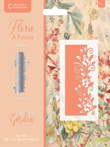 Picture of Crafter's Companion  Edge'able Μήτρα Κοπής Μπορντούρας - Nature's Garden - Flora & Fauna, Lady luck   