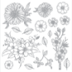 Picture of Crafter's Companion Foil Transfers 6" x 6"  Φύλλα Μεταφοράς με Foil - Nature's Garden, Flora & Fauna, 24τεμ.     