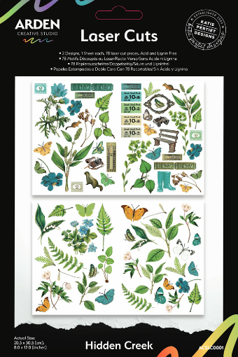 Picture of Arden Creative Studio Laser Cut Διακοσμητικά Στοιχεία - Hidden Creek, 78τεμ.