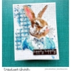 Picture of Stampers Anonymous Tim Holtz Σετ με Σφραγίδες και Στένσιλ - Hipster Bunny, 6τεμ.  