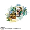 Picture of Arden Creative Studio Μπλόκ Scrapbooking 8" x 8" - Hidden Creek
