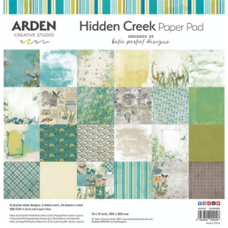 Picture of Arden Creative Studio Μπλοκ Scrapbooking 12" x 12" - Hidden Creek