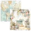 Picture of Mintay Papers Μπλοκ Scrapbooking Διπλής Όψης 8'' X 8" - Bon Voyage 