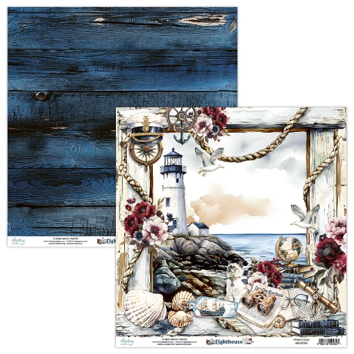 Picture of Mintay Papers Συλλογή Scrapbooking Διπλής Όψης 12'' X 12" - Lighthouse 