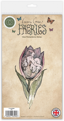 Picture of Craft Consortium Διάφανη Σφραγίδα Α6 - Faeries, Tulip