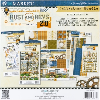 Picture of 49 & Market Collection Bundle Συλλογή Scrapbooking 12" x 12" - Rust & Revs 2.0 