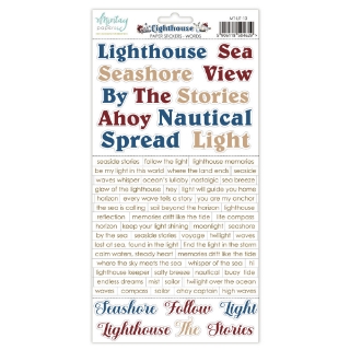 Picture of Mintay Papers Αυτοκόλλητα - Lighthouse, Words, 67τεμ.