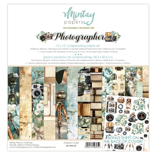 Picture of Mintay Papers Photographer Συλλογή Scrapbooking Διπλής Όψης 12" x 12"
