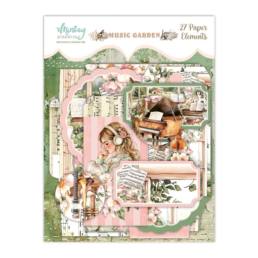Picture of Mintay Papers  Διακοσμητικά Elements - Music Garden, 27τεμ. 