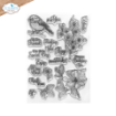 Picture of Elizabeth Craft Designs Διάφανες Σφραγίδες - Spring Blossom, Floral Branches & Sentiments, 17pcs 